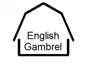 english gambrel with name