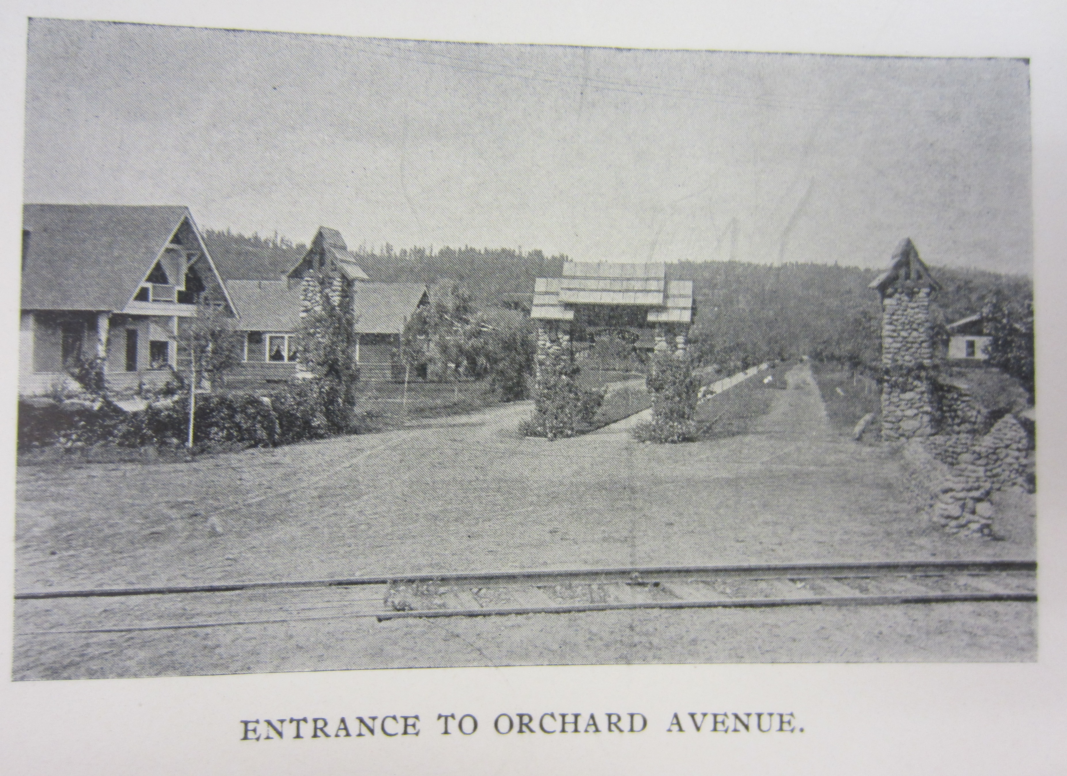 Entrance to Orchard Avenue