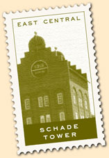 East Central Schade Tower Stamp