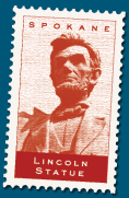 Lincoln Statue stamp