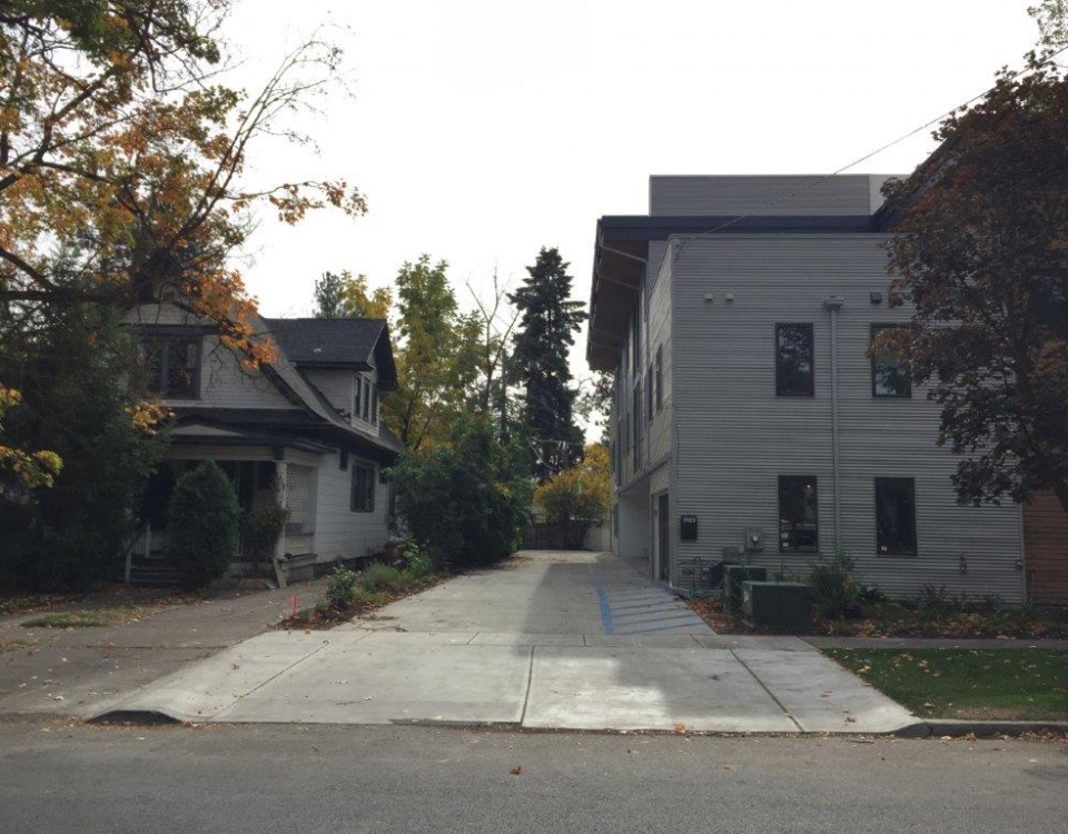 driveway on east side