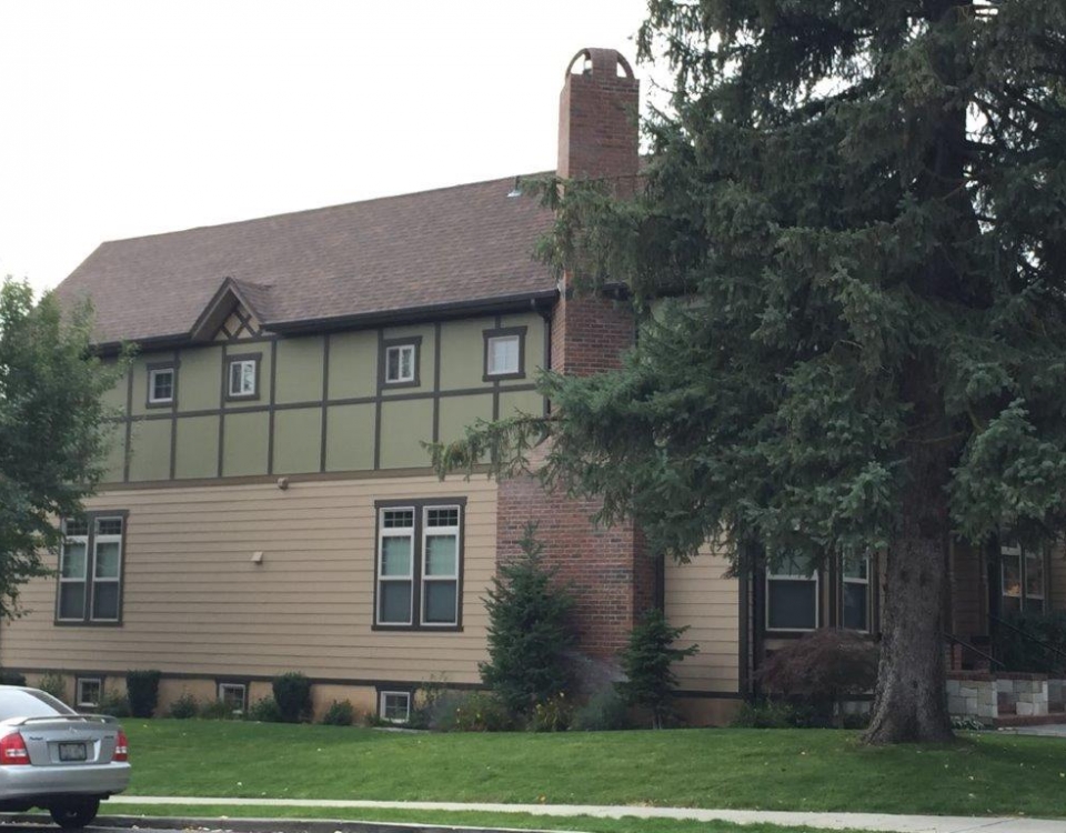 east elevation, northeast building