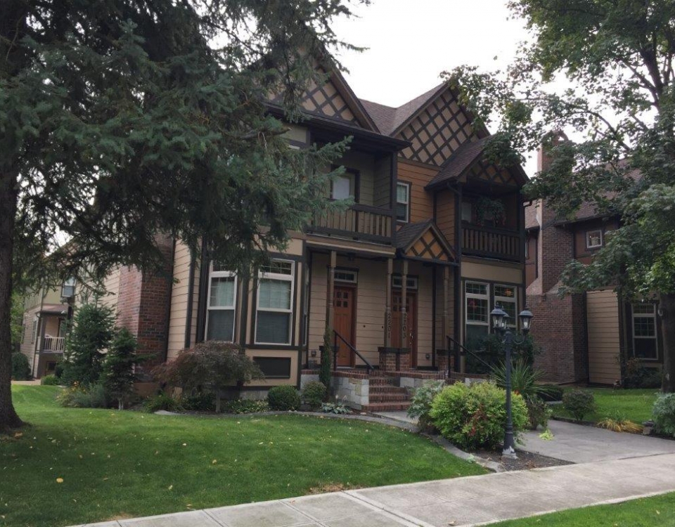 north elevation, northeast building